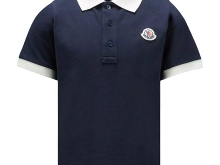 Moncler Polo Night Blue Online now