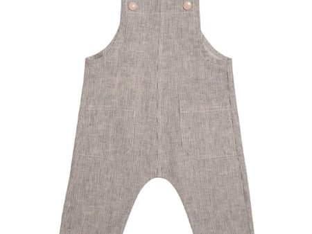 Huttelihut Aki Overall Linen Mini Stripes Navy Sale