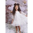 Dolly by Le Petit Tom Empress Tulle Dress Off White For Sale