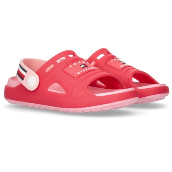 Tommy Hilfiger Comfy Sandal Fuchsia Pink For Discount