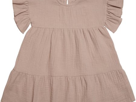 Huttelihut Marie Dress Muslin Old Rose Hot on Sale