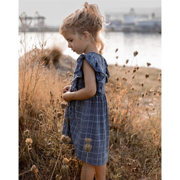 Fliink Navy Miro Ruffle Dress on Sale