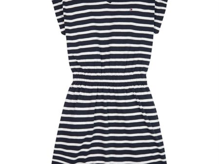 Tommy Hilfiger Breton Stripe Dress Desert Sky Stripe For Discount