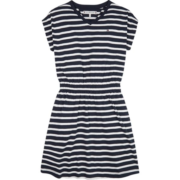 Tommy Hilfiger Breton Stripe Dress Desert Sky Stripe For Discount