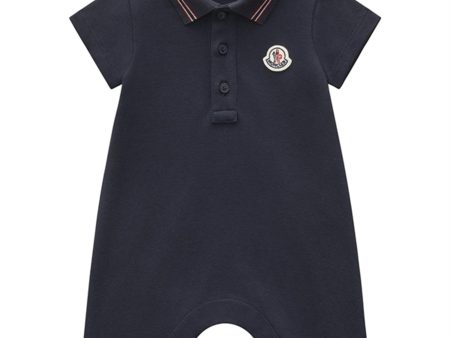 Moncler Romper Navy Hot on Sale