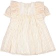 MarMar Gold Stripes Dailyn Dress Hot on Sale