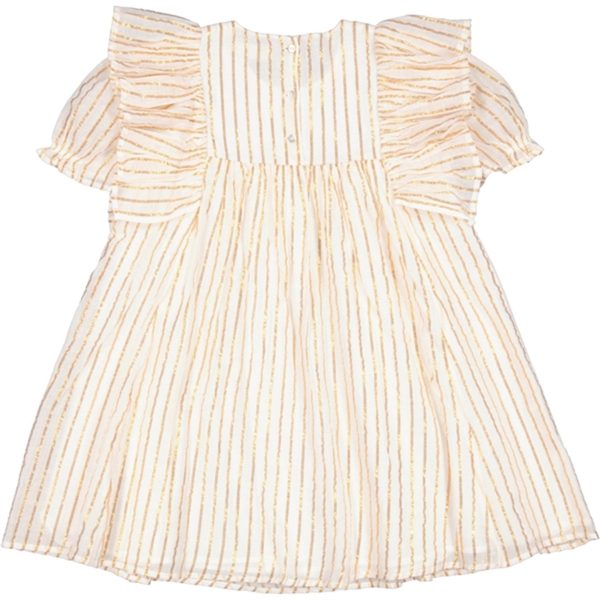 MarMar Gold Stripes Dailyn Dress Hot on Sale