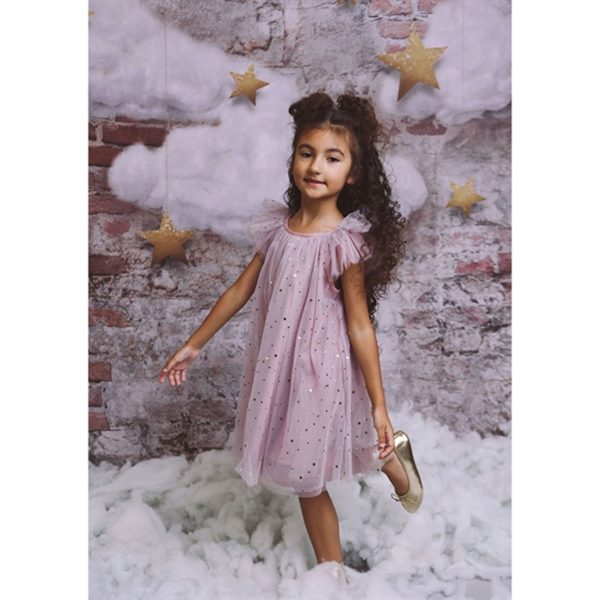 Dolly by Le Petit Tom Fairy Tulle Dress Dusty Violet Online Sale