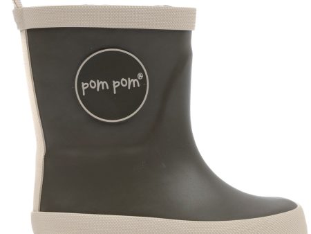 Pom Pom Rubber Boots Hunter Green Online