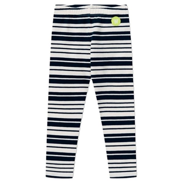 Wood Wood Off White Navy Stripes Ira Leggings Hot on Sale