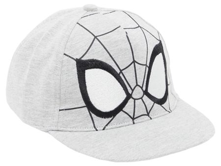 Name it Light Grey Melange Malfo Spiderman Cap Online Hot Sale