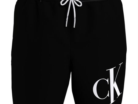 Calvin Klein Medium Drawstring Swim Trunks Pvh Black on Sale