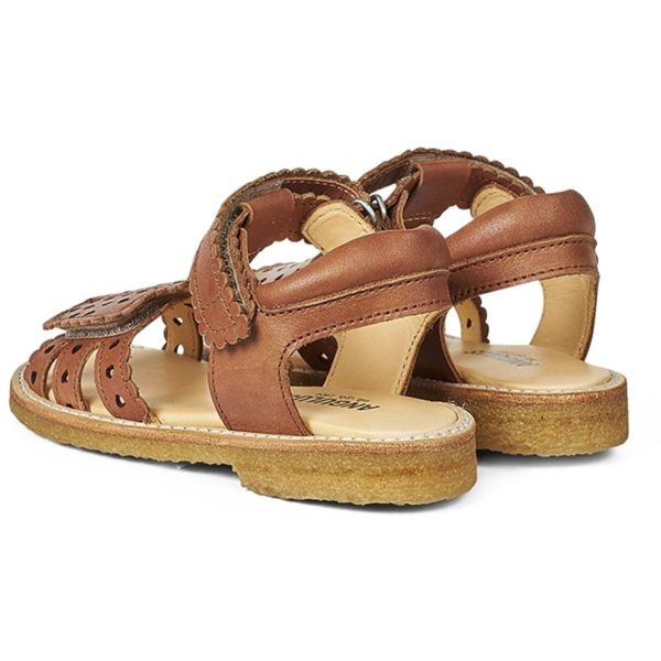 Angulus Sandal W. Velcro And Hearts Tan Online