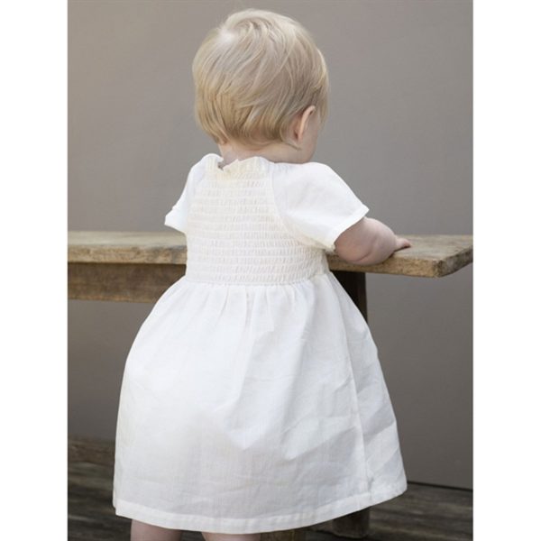 Serendipity Offwhite Baby Smock Dress Online