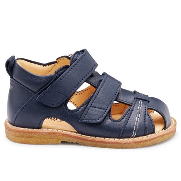 Angulus Starter Sandal W. Velcro Navy Online now