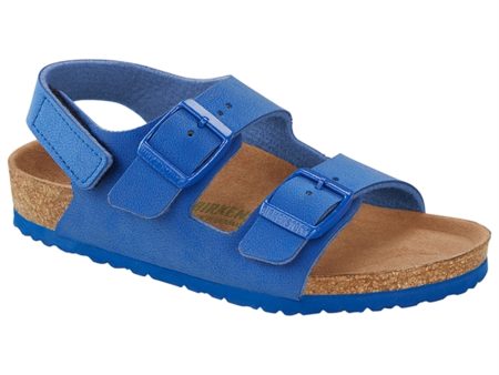 Birkenstock Milano HL K Earthy V. Ultra Blue Sandals Online Sale