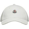 Moncler Baseball Cap White Supply