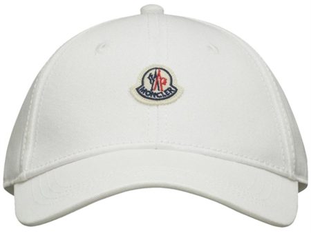 Moncler Baseball Cap White Supply