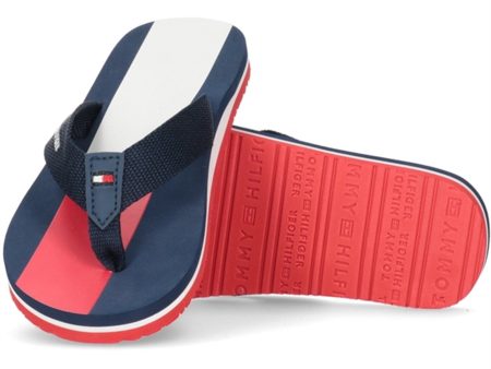 Tommy Hilfiger Flag Flip Flop Blue Online