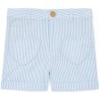 BONTON Rayure Bleue Shorts on Sale