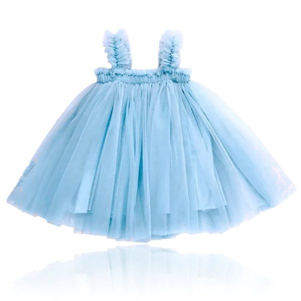 Dolly By Le Petit Tom 2 Way Tutu Dress Beach Cover Up Light Blue Online Sale