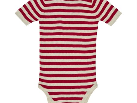 FUB Baby Rib Body Ecru Bright Red Online