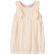 Name it Créme De Pêche Fimille Spencer Dress Hot on Sale