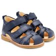 Angulus Starter Sandal W. Velcro Navy Online now