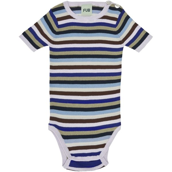 FUB Baby Rib Body Multi Stripe Online now