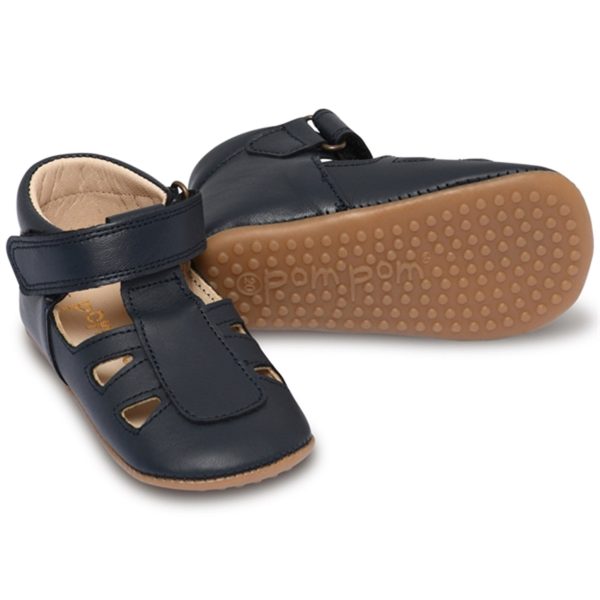 Pom Pom Begyndersandal Navy Online