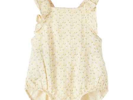 Lil Atelier Turtledove Hulla Loose Overall AOP Discount