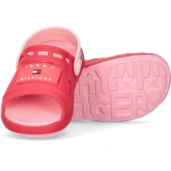 Tommy Hilfiger Comfy Sandal Fuchsia Pink For Discount