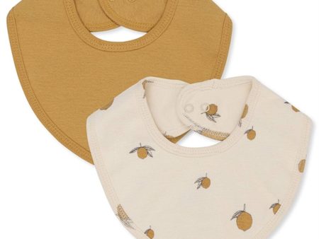 Konges Sløjd Classic Bib 2-pack Lemon on Sale