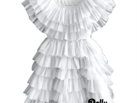 Dolly By Le Petit Tom Dolly Delicious Cake Dress Whipped Cream White Online