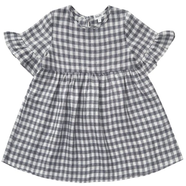 lalaby Elephant Check Viola Dress Online Hot Sale