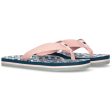 Tommy Hilfiger Logo Flip Flop Blue Pink Fashion