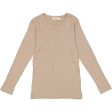 MarMar Sandstone Stripe Tani Blouse Hot on Sale