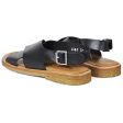 Angulus Sandal W. Buckle Black Hot on Sale