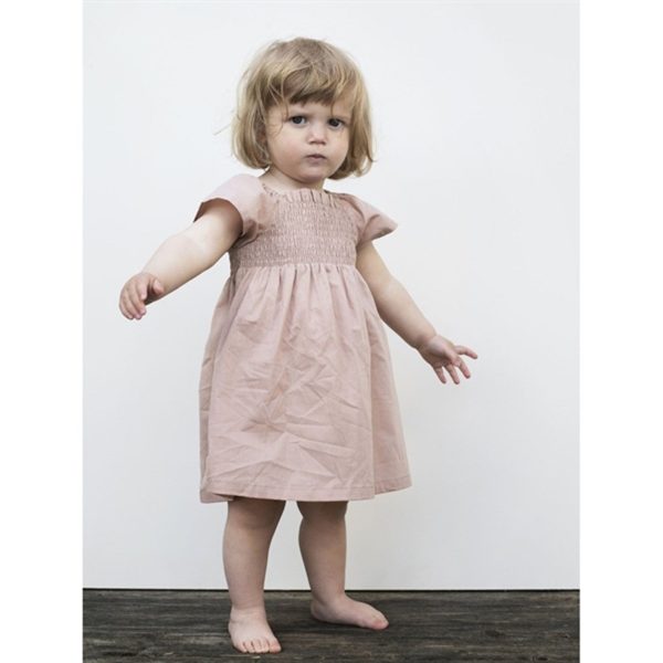 Serendipity Almond Baby Smock Dress For Sale