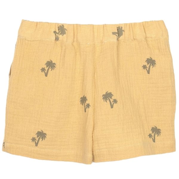 Fliink Almond Buff Aop Elmo Shorts Fashion