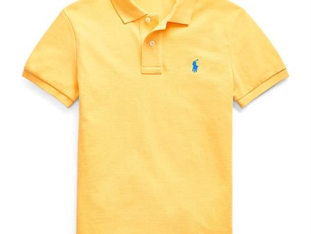 Polo Ralph Lauren Slim Polo T-Shirt Yellow Hot on Sale