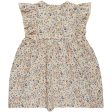 THE NEW Siblings White Swan Tiny Flower AOP Geraldine Dress For Cheap