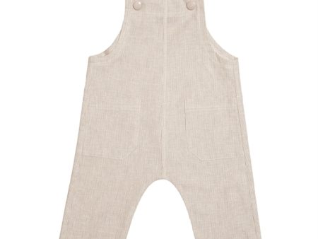 Huttelihut Aki Overall Linen Mini Stripes Camel Cheap