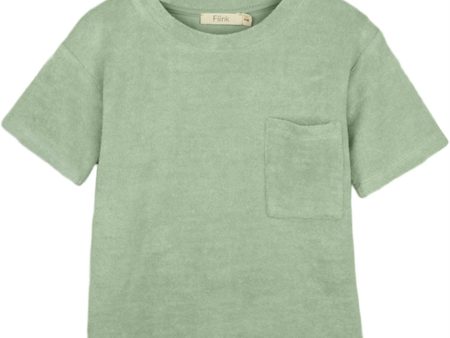 Fliink Dusty Green Teddy T-Shirt Online now