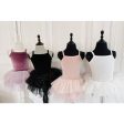 Dolly by Le Petit Tom Velvet Leotard With Tulle Tutu Dress Dusty Violet For Discount