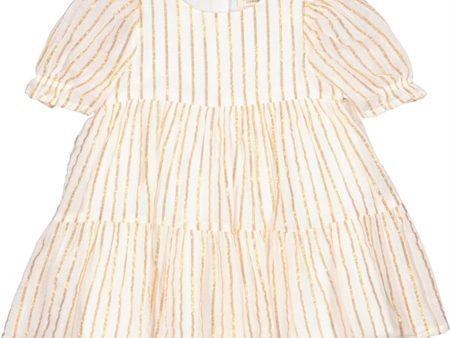 MarMar Gold Stripes Damita Dress on Sale