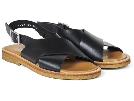 Angulus Sandal W. Buckle Black Hot on Sale