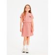 THE NEW Peach Beige Gladys Terry Dress Online