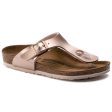 Birkenstock Gizeh Kids Electric Metallic Copper Sandals on Sale