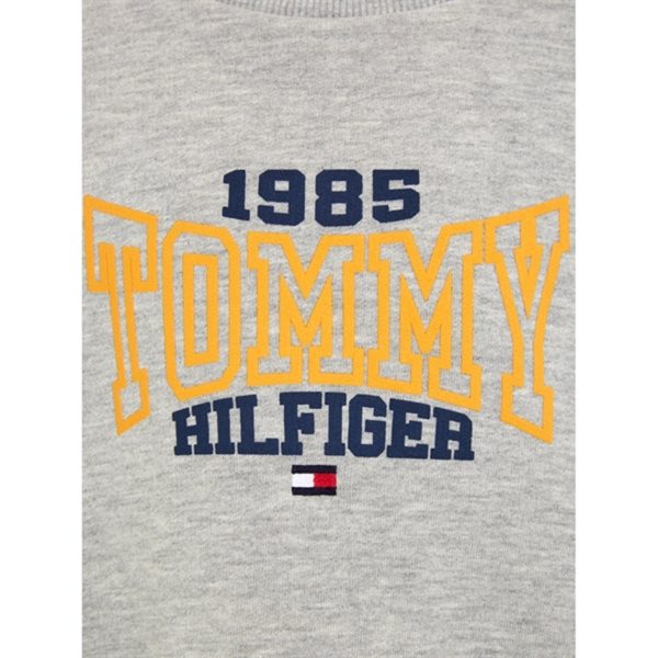 Tommy Hilfiger Tommy 1985 Varsity Sweatshirt New Light Grey Heather For Sale